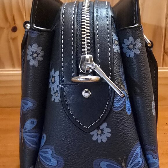 COACH Mini Darcie Carryall Bag - Butterfly Print - Picture 5 of 10